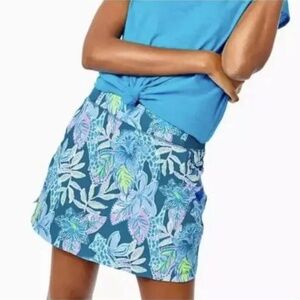 Lilly Pulitzer Blue Floral Skort 💙💚